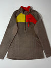 Lafuma 90 “Great Transalp” Colorblock Quarter-Zip Fleece – Brown/Yellow/Orange Women’s (XS)