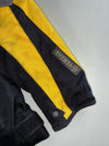 Vintage Yamaha Black Yellow Mesh Racing Jacket Padded (L)
