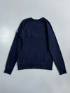 Roots | Patch Logo Crewneck Sweatshirt Navy | (S)