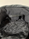 Vintage Clover Black Red Kevlar Motorcycle Riding Jacket PADDED (L)