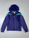 Adidas Purple Fleece-Lined Track Jacket (M)