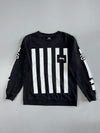 Stussy Tribe Graphic Black Crewneck Sweatshirt (M)
