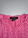 Lauren Ralph Lauren Cable Knit Sweater – Pink (XL)