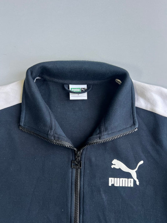 Puma T7 Classics Full-Zip Track Jacket – Black & White (M)