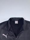 Puma Black Grey Panel 1/4 Zip Track Jacket (M)