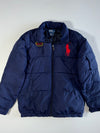 Polo Ralph Lauren Navy Big Pony Puffer Jacket – (L)