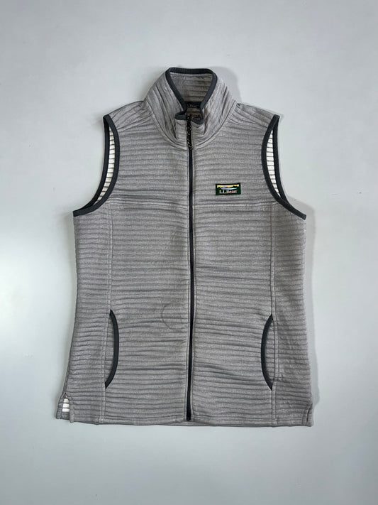 L.L.Bean Quilted Ribbed Full-Zip Vest (S)