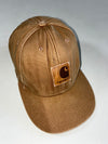Carhartt WIP x Starter Logo Patch Brown Duck Canvas Cap (Adjustable)