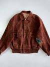Vintage Premium Original Suede Leather Jacket (XL)