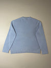 Tommy Jeans Baby Blue Flag Badge Crewneck Knit Sweater – (XL)