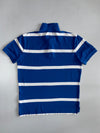 Tommy Hilfiger | Bold Stripe Piqué Polo | Royal Blue & White (XL)