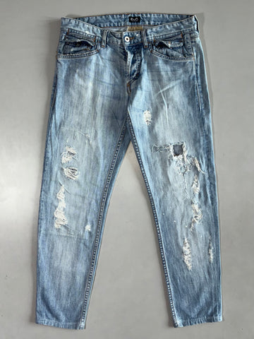 D&G Distressed Light-Wash Jeans (W:32|L:37)