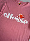 Ellesse Logo T-Shirt – Dusty Pink  (M)