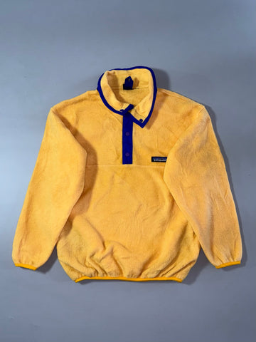 Vintage Patagonia Yellow Synchilla Snap-T Fleece Pullover (S)