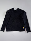 Carhartt WIP Black Speckled Anglistic Knit Sweater  (XS)