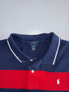Polo Ralph Lauren Navy/Red/White Striped Polo (M)