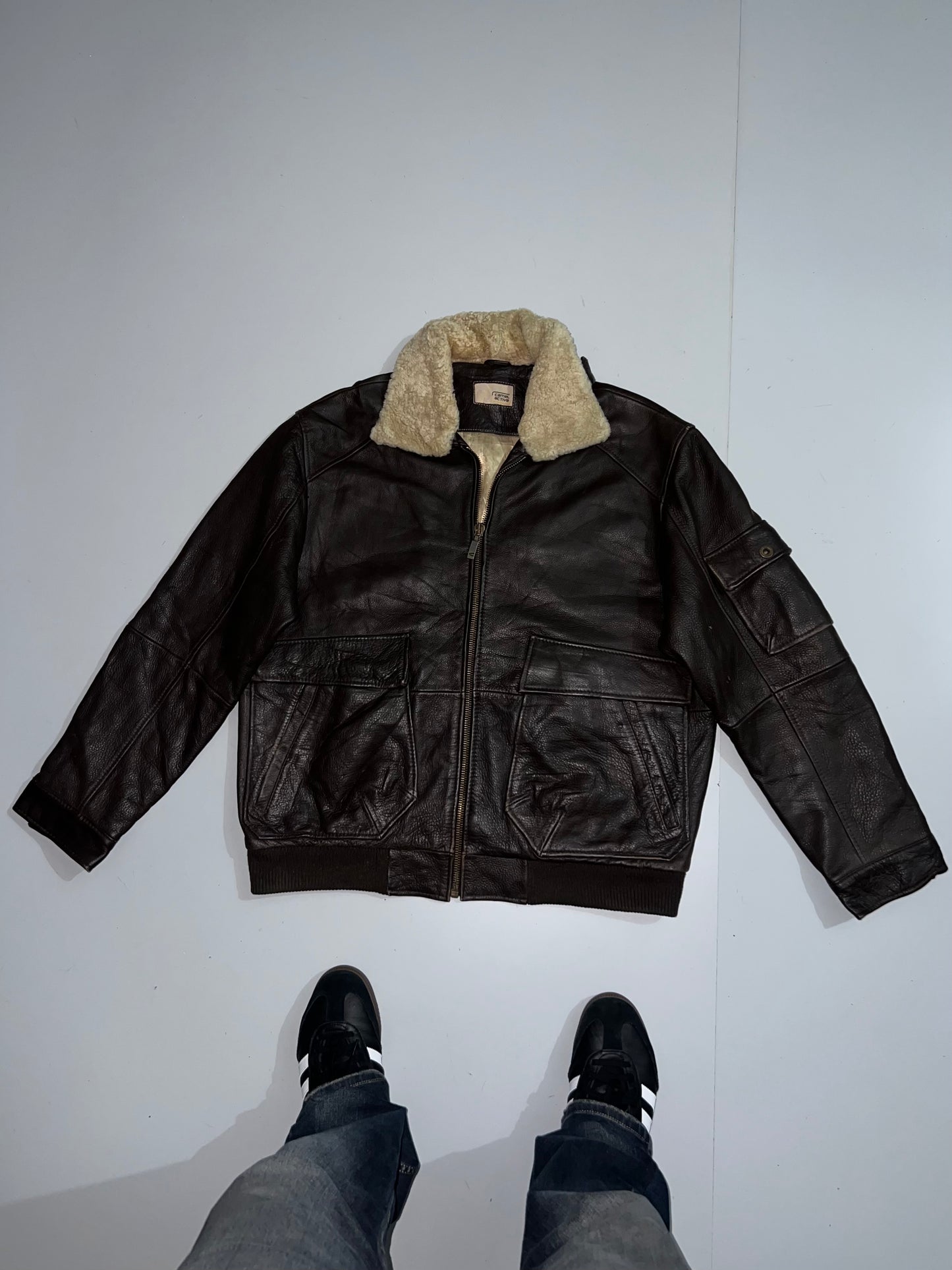 ZCamel Original Leather Jacket (SUPER RARE) (XL/2XL)