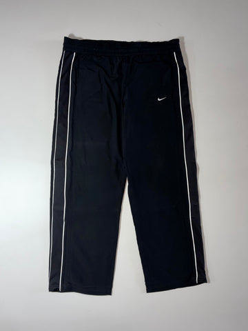 Nike Fit Dry Black Track Pants – White Piping (W:42) (L:42)