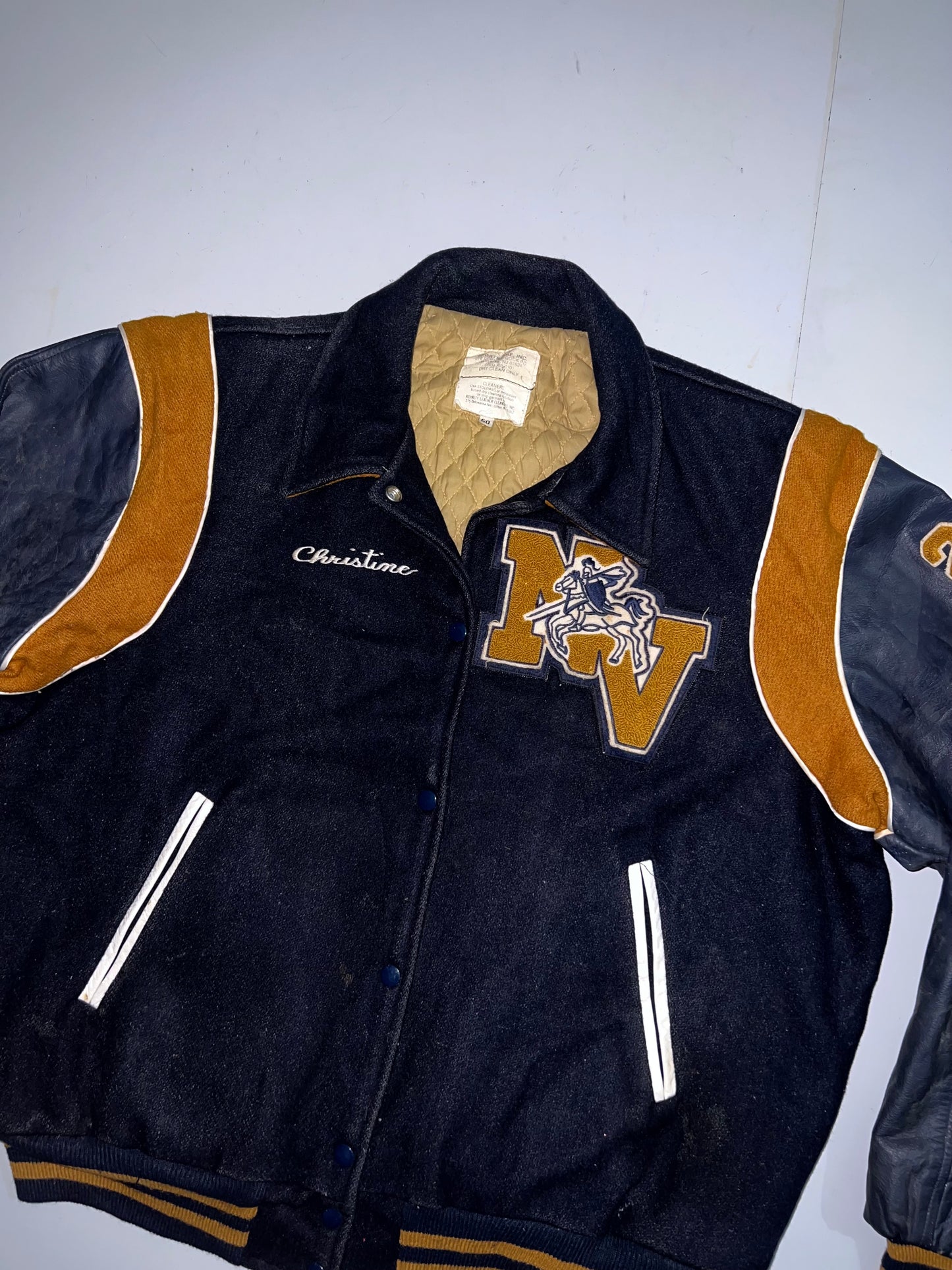 ZSuper Premium Original Varsity Jacket (Leather sleeve) (XL/2XL)