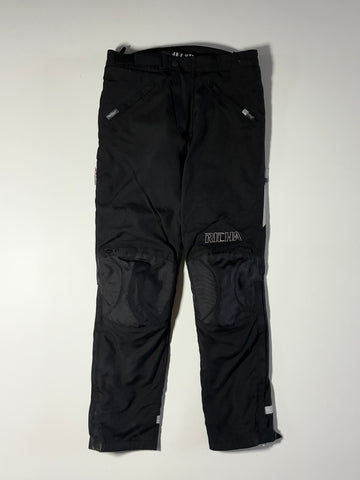 Richa Moto Riding Pants – Black (Knee Padded) (W:34) (L:42)