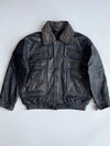 ZSuper Premium Original Heavy Leather Jacket (2XL)