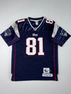 Mitchell & Ness New England Patriots #81 Randy Moss NFL Throwback Jersey – Navy (XL/2XL)