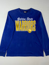 NBA Golden State Warriors Spellout Long Sleeve Tee – Royal Blue (M)