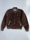 Vintage Chevignon Pure Suede Leather Varsity Jacket RARE (L/XL)