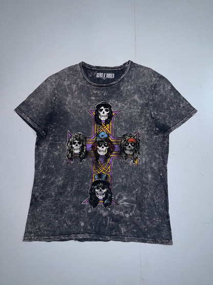 !                                                                     Guns & Roses Original Vintage Acid wash tee (XL/2XL)