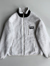 FILA | Biella Italia Sherpa Fleece Full-Zip Jacket | White (XL)