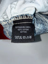 Y2K Graffiti Liner Denim Shorts (W:32 |L:28)
