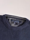 Tommy Hilfiger Classic Flag Logo Crewneck Knit Sweater – Navy Blue (XL)