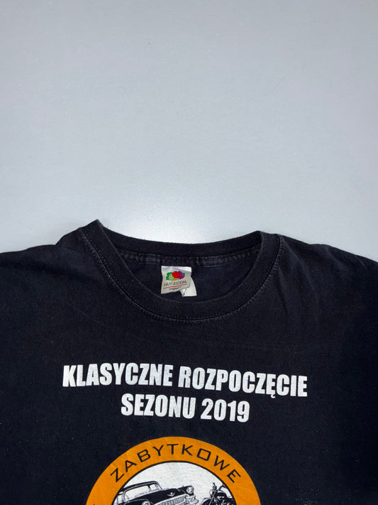 Vintage Polish Classic Car Show 2019 Graphic T-Shirt Black (S)