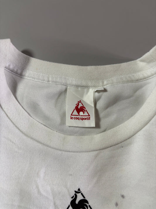 Le Coq Sportif Logo Taping Crewneck Sweatshirt – White Woman’s (M)