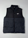 Vintage Reebok Puffer Vest Black  Gilet (L)