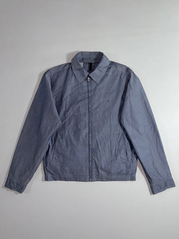 Tommy Hilfiger Harrington Jacket Grey Vintage Zip-Up (M)