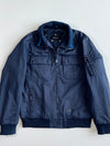 Diverse NYC Navy Multi-Pocket Bomber Jacket (M)