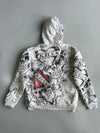 Y2K Print Sherpa-Lined Full Zip Hoodie (M/L)
