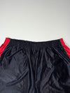 Vintage NBA Black Red Dazzle Basketball Shorts (W:34) (L:22)