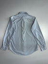 Polo Ralph Lauren Striped Long Sleeve Shirt | Custom Fit | Navy Pony Logo | Blue/White (L)