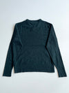 Tommy Hilfiger Lambswool V-Neck Sweater – Forest Green (XL)