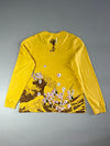 Big Train Osaka Dragon Wave Long Sleeve Tee — Yellow (L)