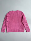 Lauren Ralph Lauren Cable Knit Sweater – Pink (XL)