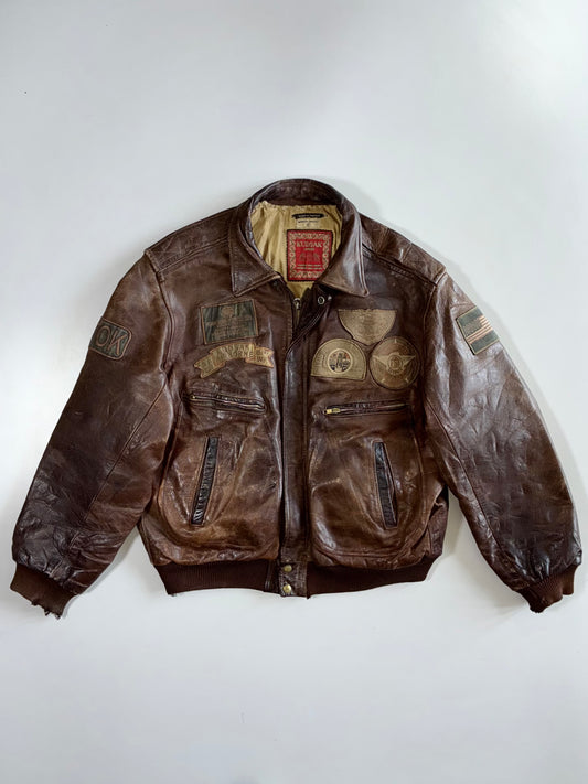 Kudsak Premium Original Heavy Leather Jacket (XL)