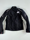 Probiker Women’s Black & Grey Textile Motorcycle Jacket Paded (XS)