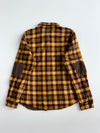 Lafuma Yellow & Brown Plaid Fleece Shirt Jacket Women’s (M)
