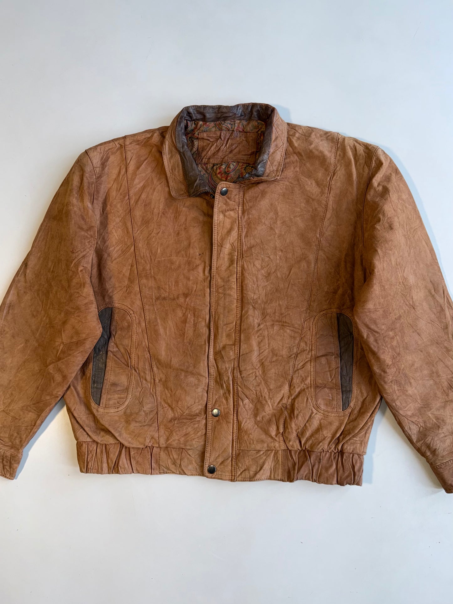 !           Super Premium Original Leather Jacket (L)