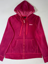 Champion Magenta Pink Full-Zip Hoodie – Printed Hood Lining & Reflective Logo | (S)