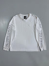 Adidas | The Three Stripes Longsleeve White | (XL)