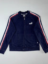 Puma Taped Logo Full Zip Track Jacket – Navy Blue, (S)